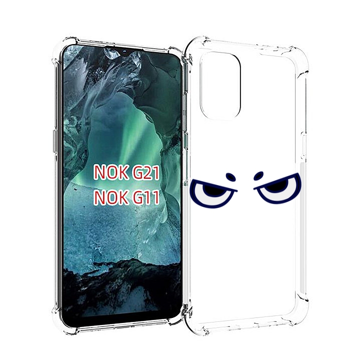 

Чехол Mypads Злые-Глазки Для Nokia G11/G21, Прозрачный, Tocco