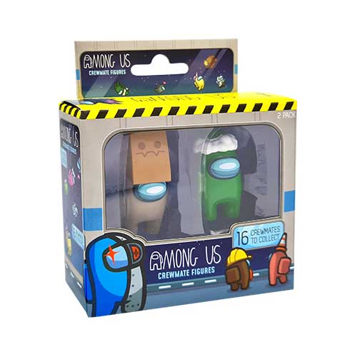 

Набор фигурок Among Us: Герой в зелёной шапке – Серия 3 в коробке с окном 2 шт AU2315E