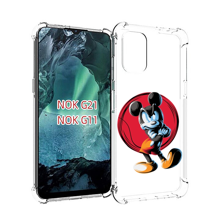 

Чехол Mypads Злой-Микки Для Nokia G11/G21, Прозрачный, Tocco