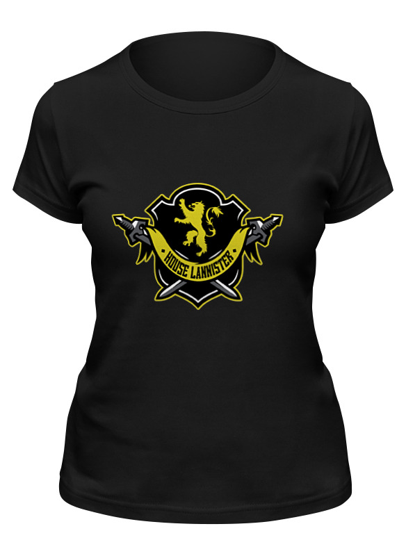 

Футболка женская Printio House lannister черная 2XL, House lannister