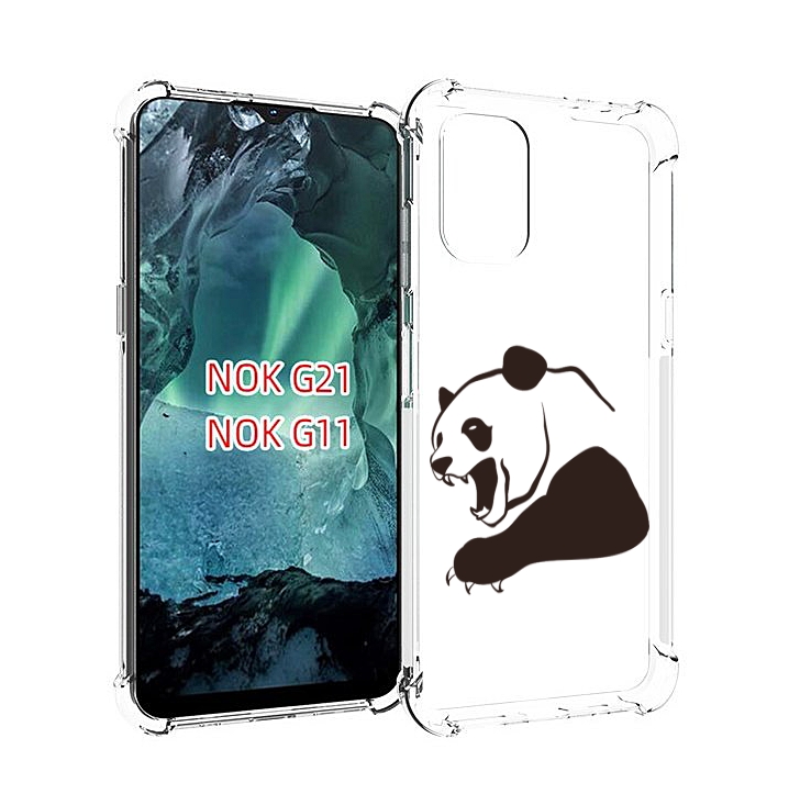 

Чехол Mypads Злая-Панда Для Nokia G11/G21, Прозрачный, Tocco
