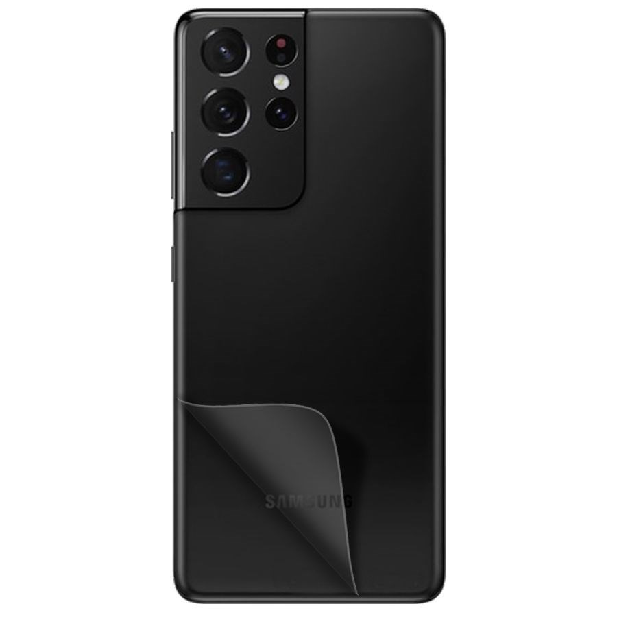 

Пленка защитная гидрогелевая Krutoff для Samsung Galaxy S21 Ultra (G998) тыл (матовая)