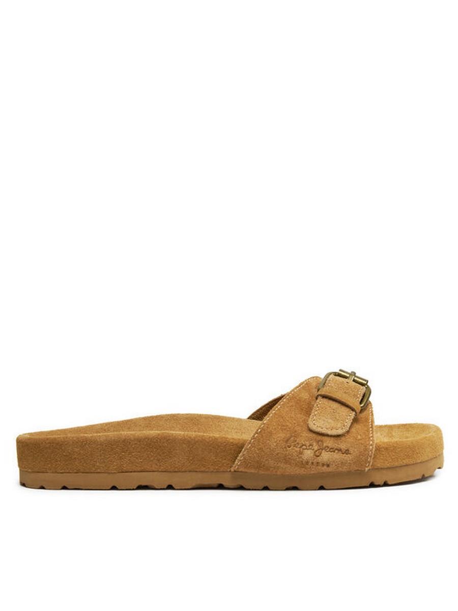 

Сабо женские Pepe Jeans London Oban Basic PLS80003 бежевые 38 EU, Бежевый, Oban Basic PLS80003