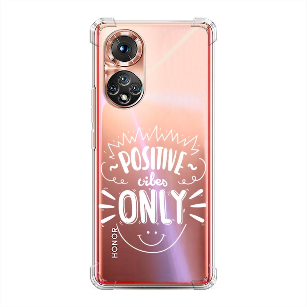 

Чехол Awog на Honor 50 "Positive vibes only графика", Белый, 6105451-1