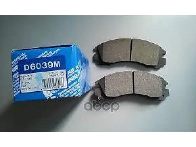

Тормозные колодки Kashiyama передние с антискрипной пластиной D6039MH, D6039MH