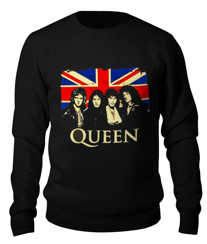 

Свитшот унисекс Printio Queen group черный XS, Queen group