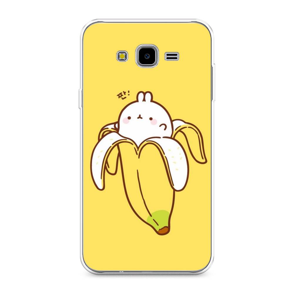 

Чехол Awog на Samsung Galaxy J7 Neo "Зайчик-бананчик", Желтый;белый, 25350-2