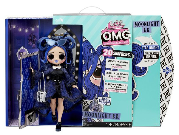 фото Кукла l.o.l. surprise! omg doll moonlight b.b. series 4,5 27 см