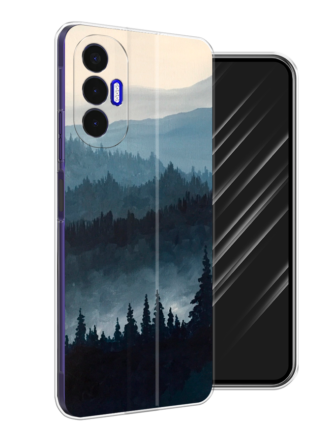 

Чехол Awog на Tecno Pova 3 "Туманные горы", Разноцветный, 301550-4