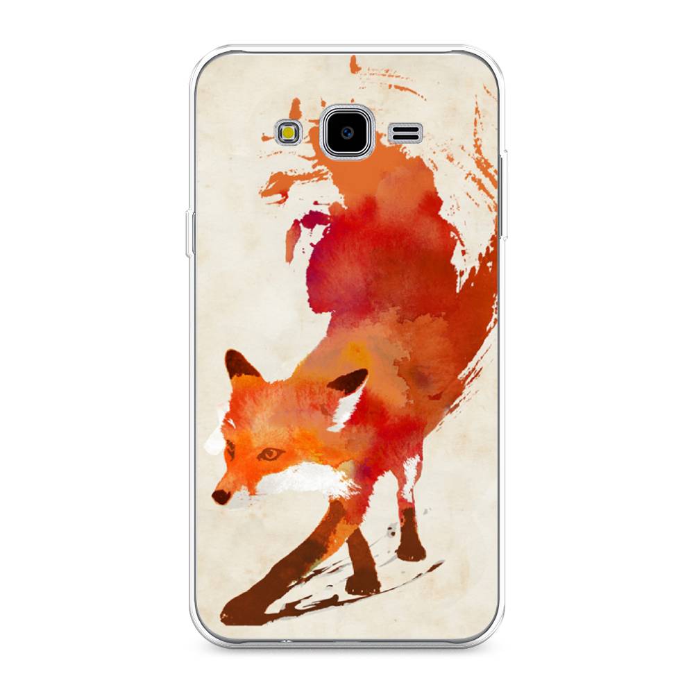 

Чехол Awog на Samsung Galaxy J7 Neo "Лиса", Оранжевый, 25350-10