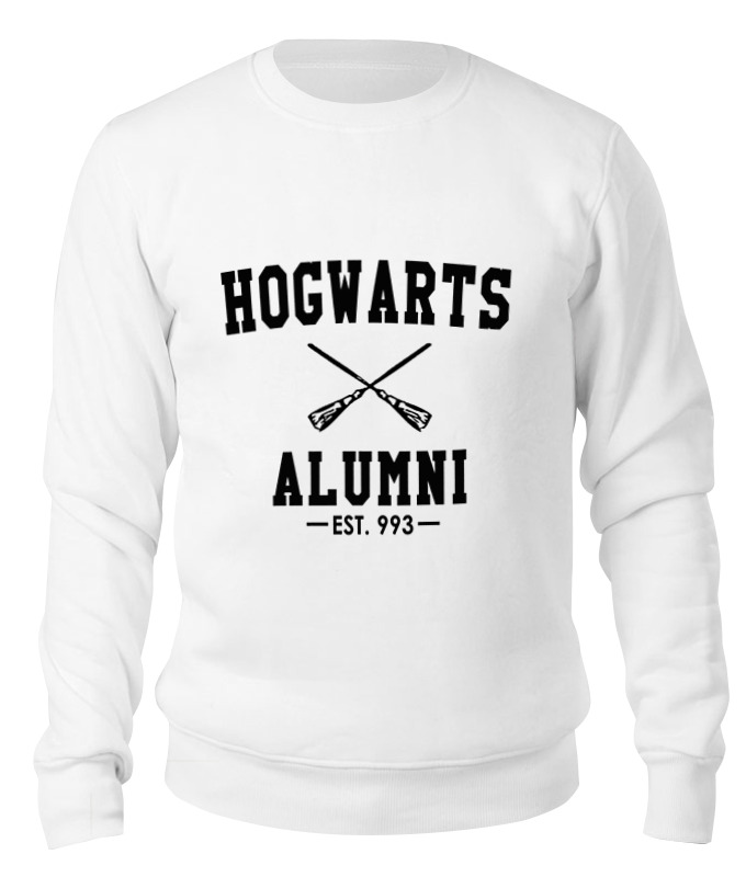 

Свитшот мужской Printio Hogwarts белый XS, Hogwarts