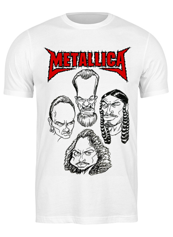 

Футболка мужская Printio Metallica белая 3XL, Белый, Metallica