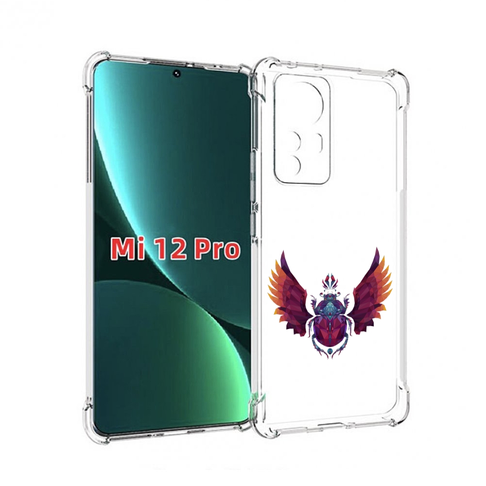 

Чехол MyPads алмазный скоробей для Xiaomi 12S Pro, Прозрачный, Tocco