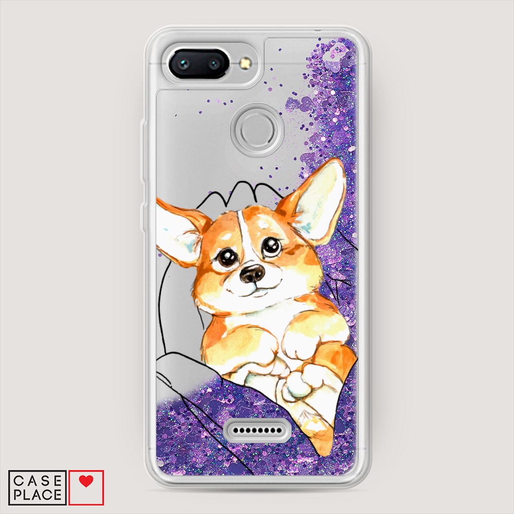 

Чехол Awog на Xiaomi Redmi 6 "Корги в ладошках", Разноцветный, 33892-1