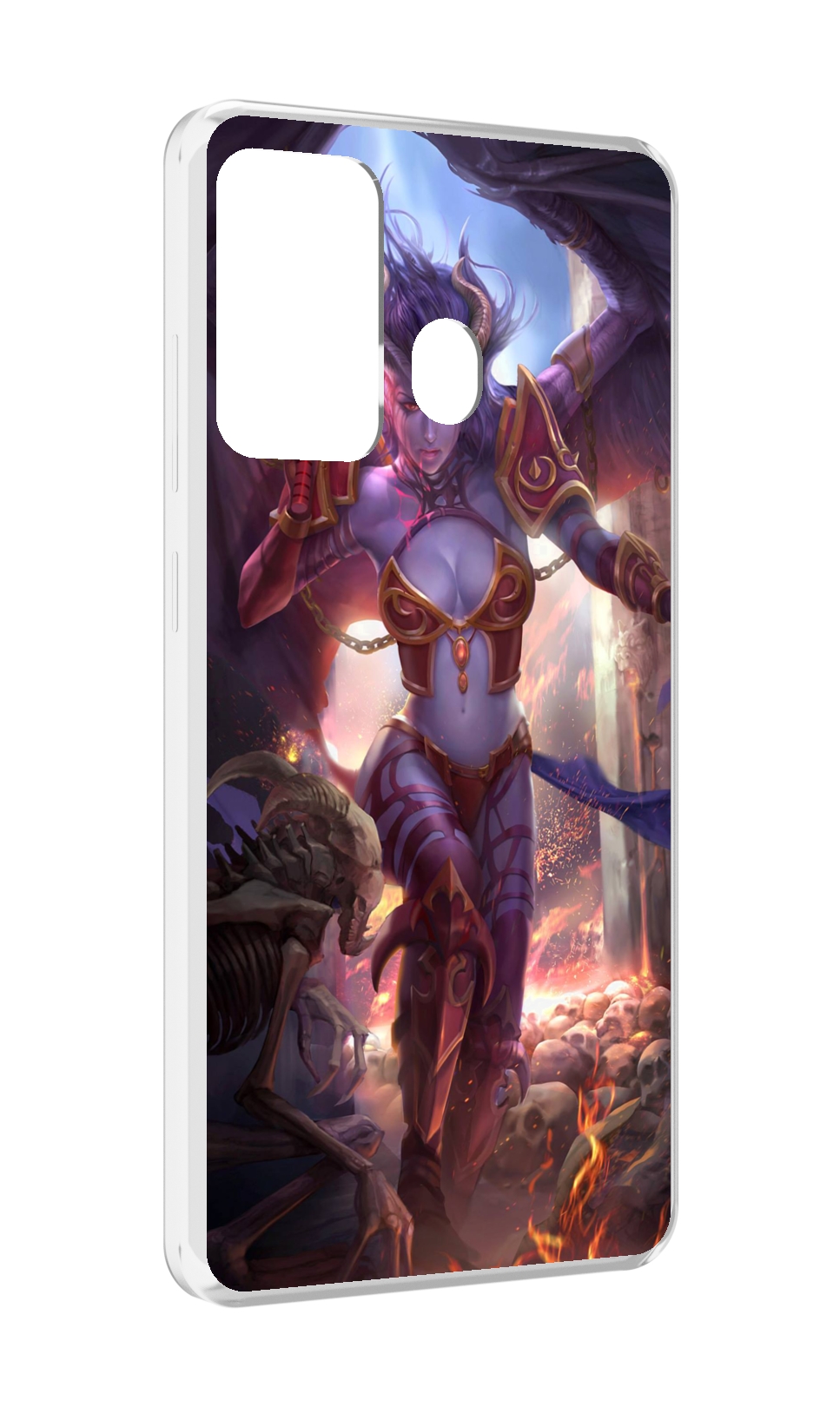 

Чехол MyPads queen of pain dota 2 для ITEL A27 / ITEL P17, Прозрачный, Tocco