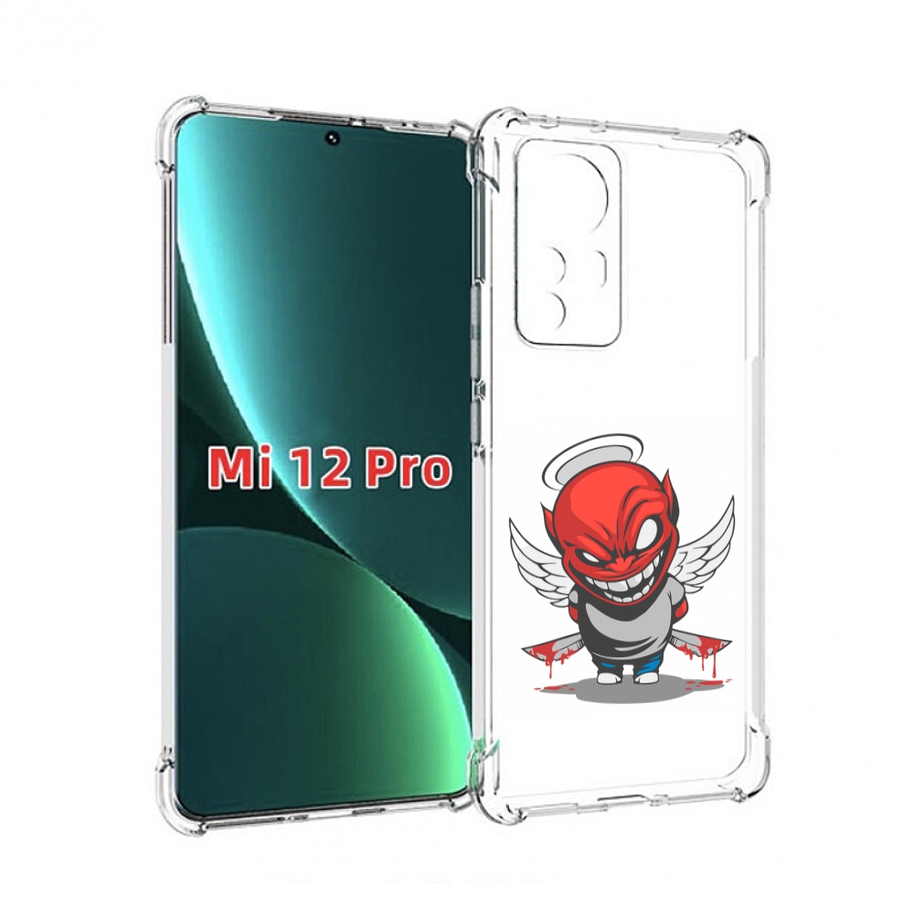 

Чехол MyPads злой-ангел для Xiaomi 12S Pro, Прозрачный, Tocco