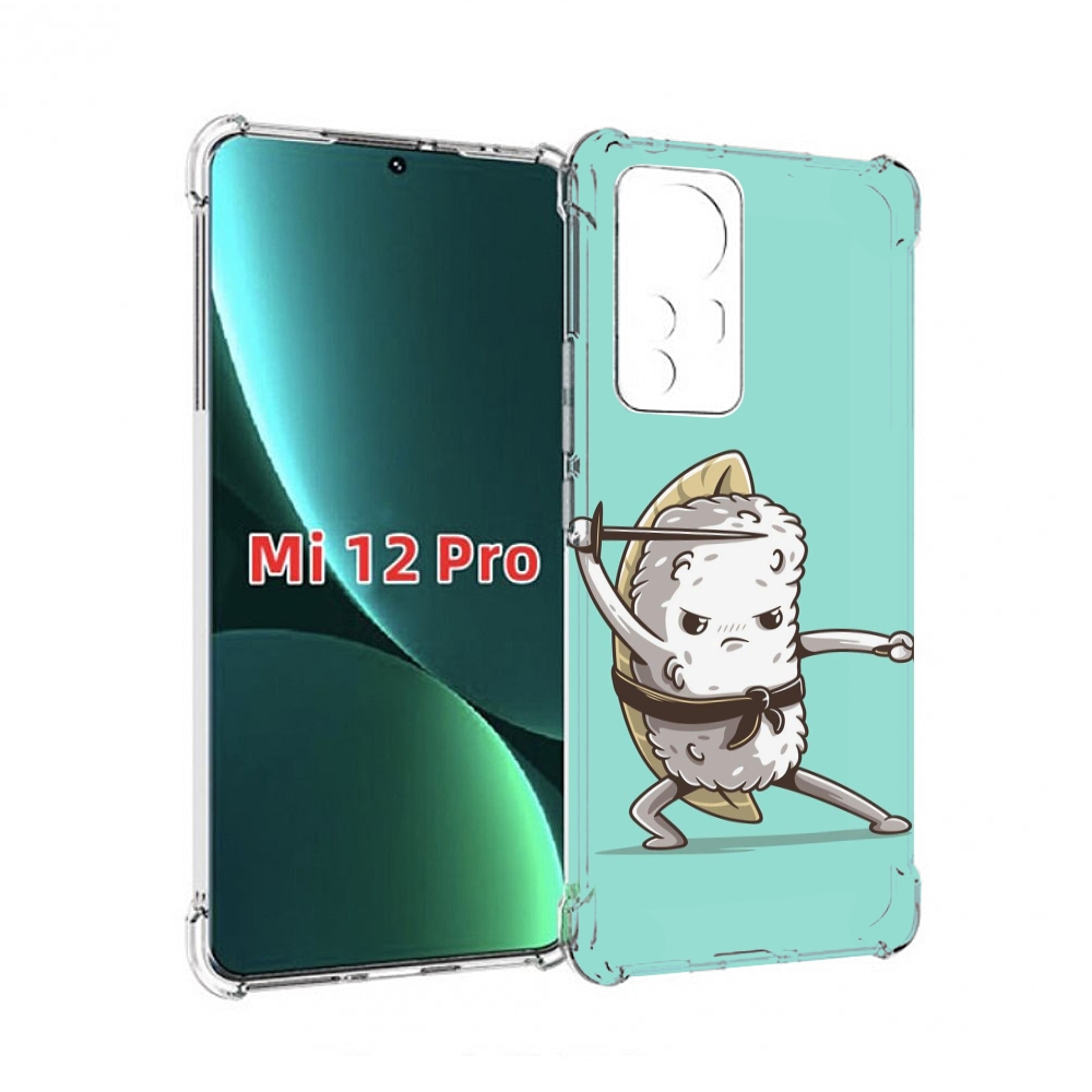

Чехол MyPads злой суши детский для Xiaomi 12S Pro, Прозрачный, Tocco