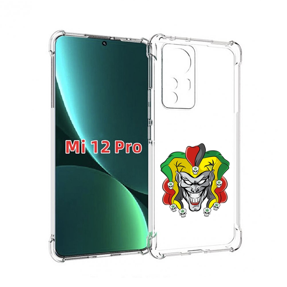 

Чехол MyPads злодей-клоун для Xiaomi 12S Pro, Прозрачный, Tocco