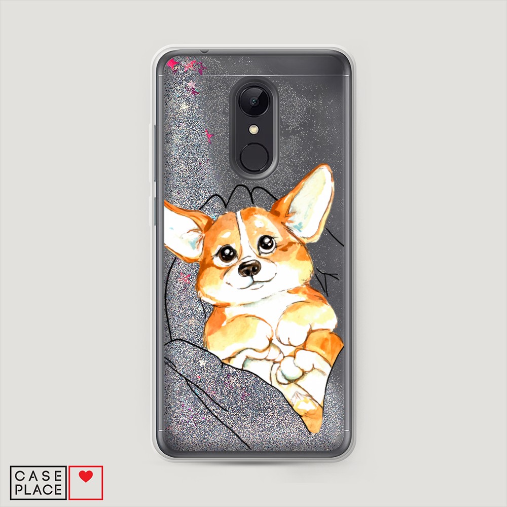 

Чехол Awog на Xiaomi Redmi 5 "Корги в ладошках", Разноцветный, 33091-1