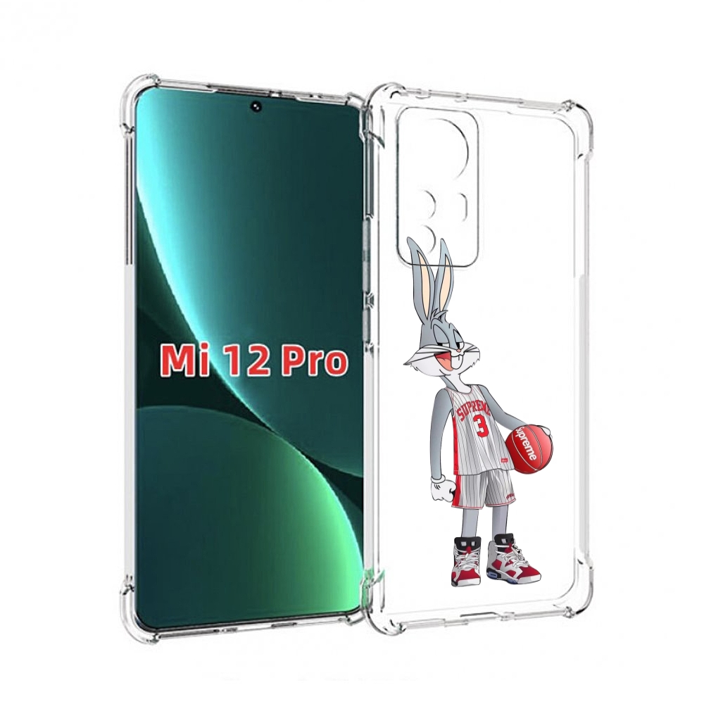 

Чехол MyPads заяц-баскетболист женский для Xiaomi 12S Pro, Прозрачный, Tocco