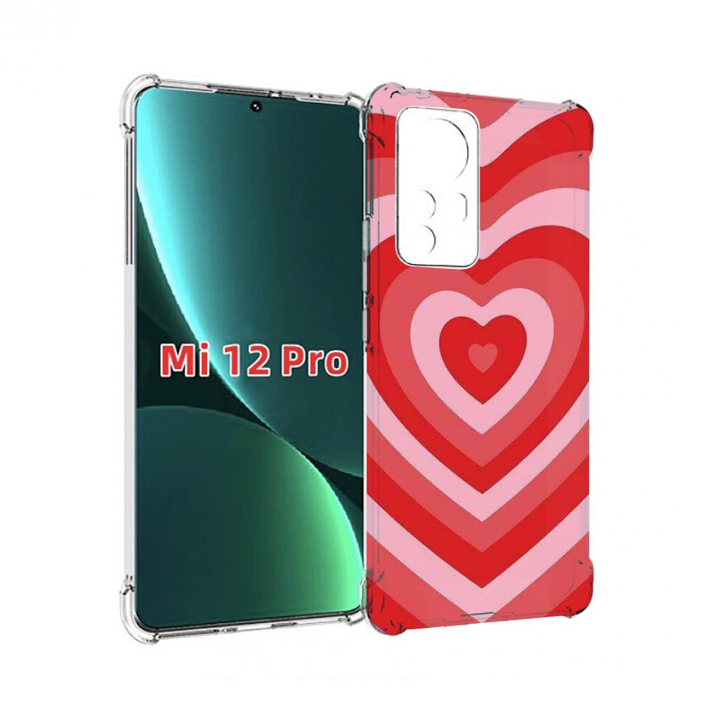 

Чехол MyPads завораживающее сердце женский для Xiaomi 12S Pro, Прозрачный, Tocco