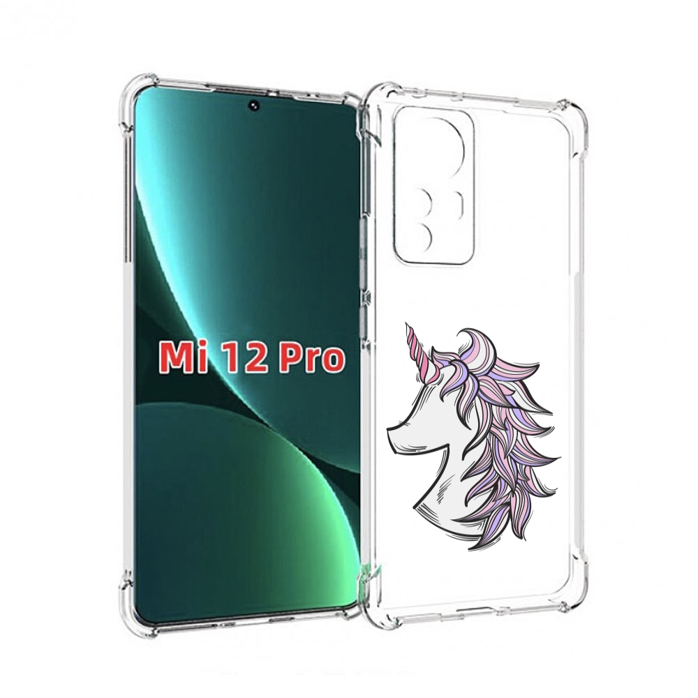 

Чехол MyPads единорог-рисунок для Xiaomi 12S Pro, Прозрачный, Tocco