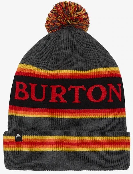 фото Шапка с помпоном burton trope beanie true black heather