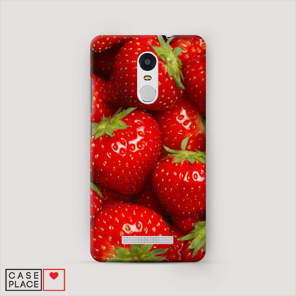 

Пластиковый чехол "Клубника" на Xiaomi Redmi Note 3