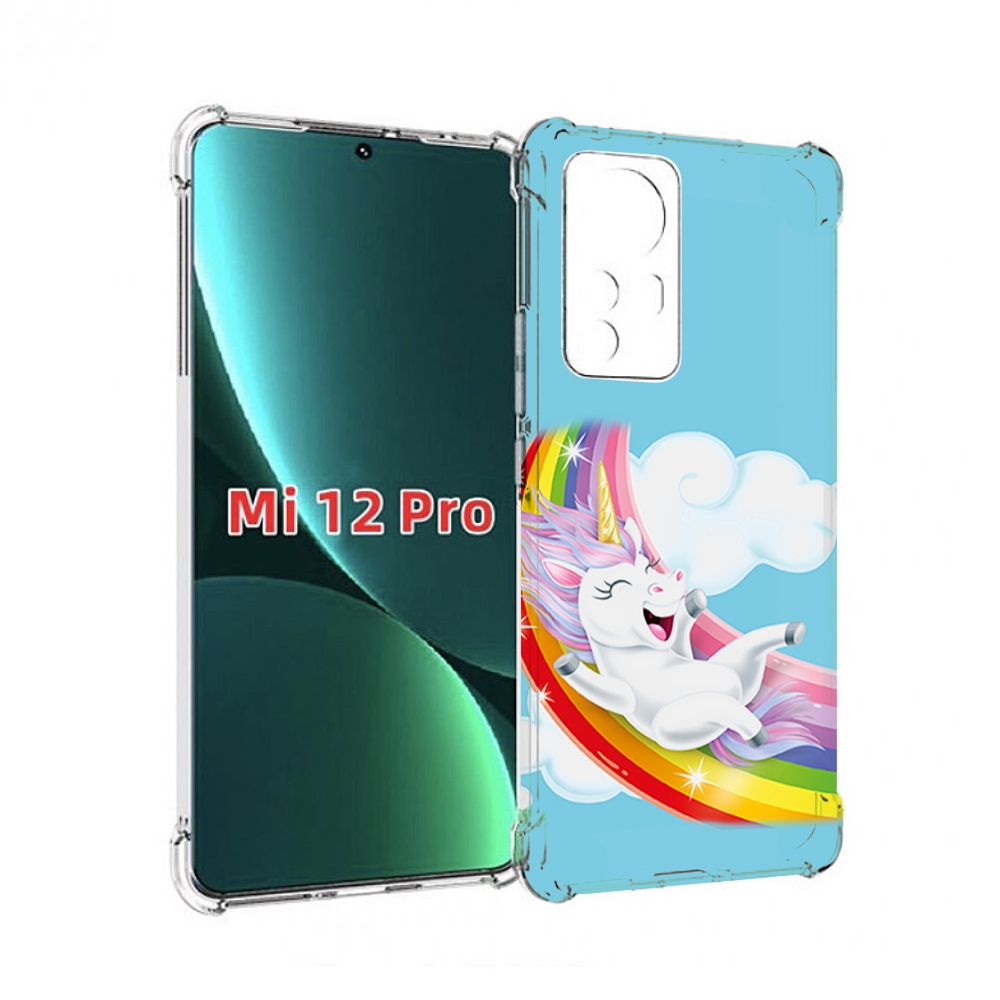 

Чехол MyPads единорог-на-радуге для Xiaomi 12S Pro, Прозрачный, Tocco