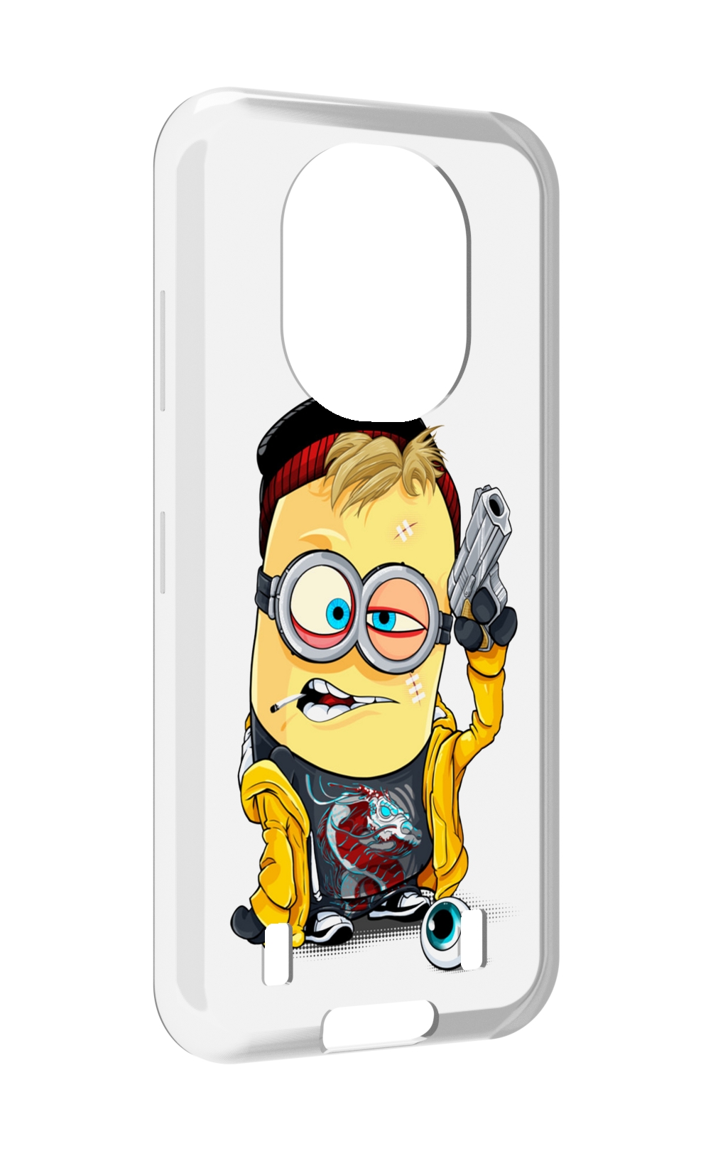 

Чехол MyPads миньон бандит для Oukitel WP16, Прозрачный, Tocco