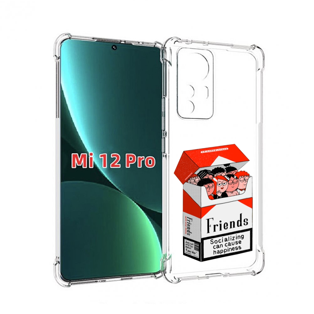 

Чехол MyPads друзья для Xiaomi 12S Pro, Прозрачный, Tocco