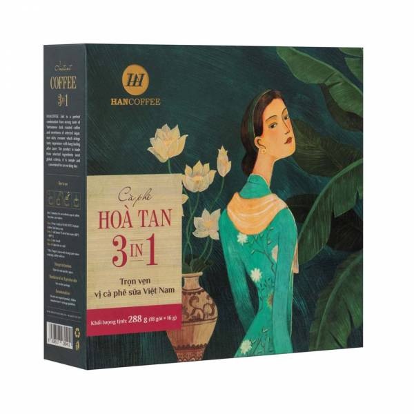 

Кофе растворимый HANCOFFEE 3 in 1 (Powder) - 16 g/18 sticks