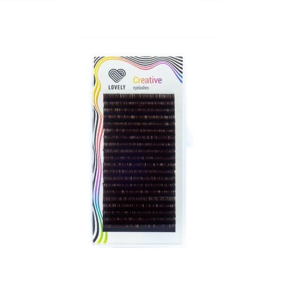 

Ресницы Lovely Dark Chocolate L 0.07 14 мм, Коричневый, 4627148846244