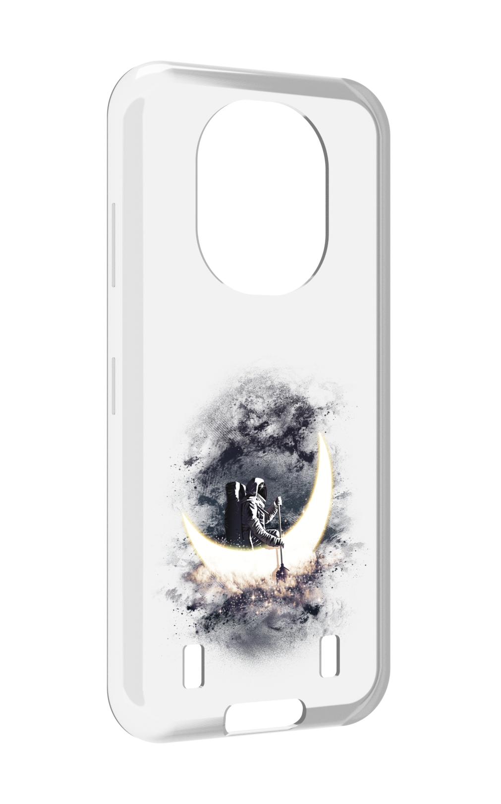 

Чехол MyPads лунный путешественник для Oukitel WP16, Прозрачный, Tocco