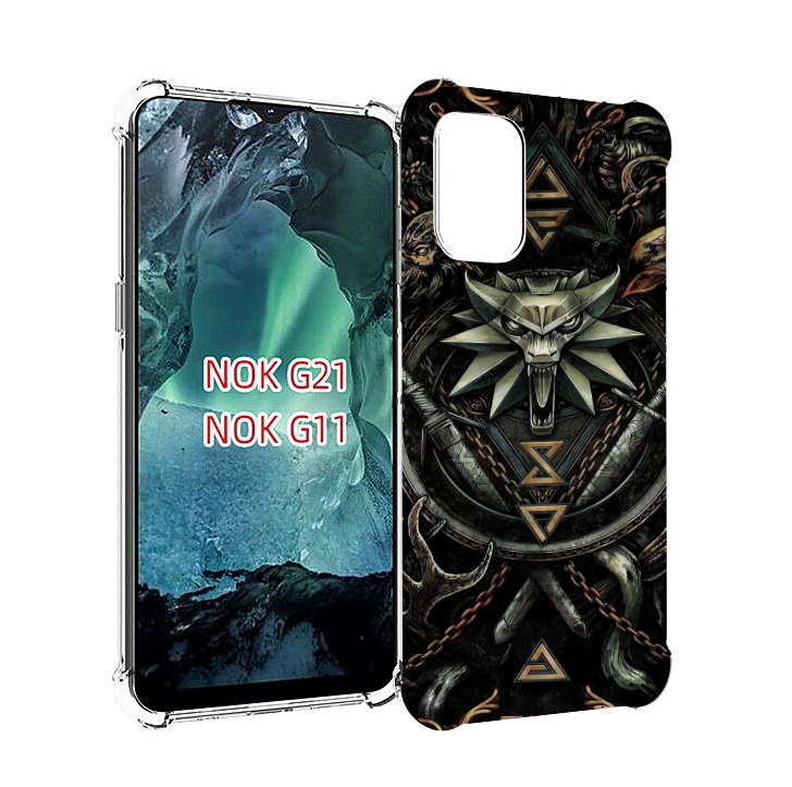 

Чехол Mypads Загружено Для Nokia G11/G21, Прозрачный, Tocco