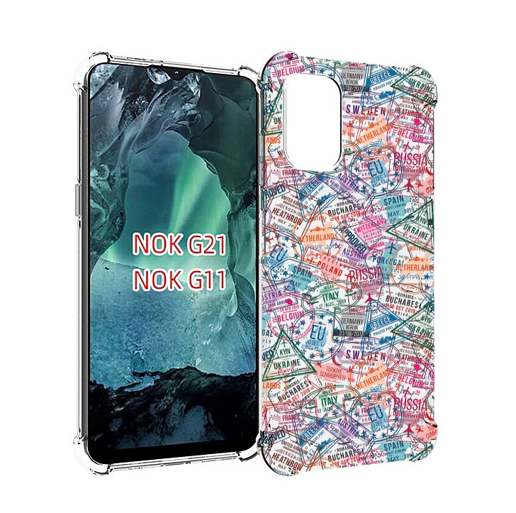 

Чехол Mypads Загранчехол Для Nokia G11/G21, Прозрачный, Tocco