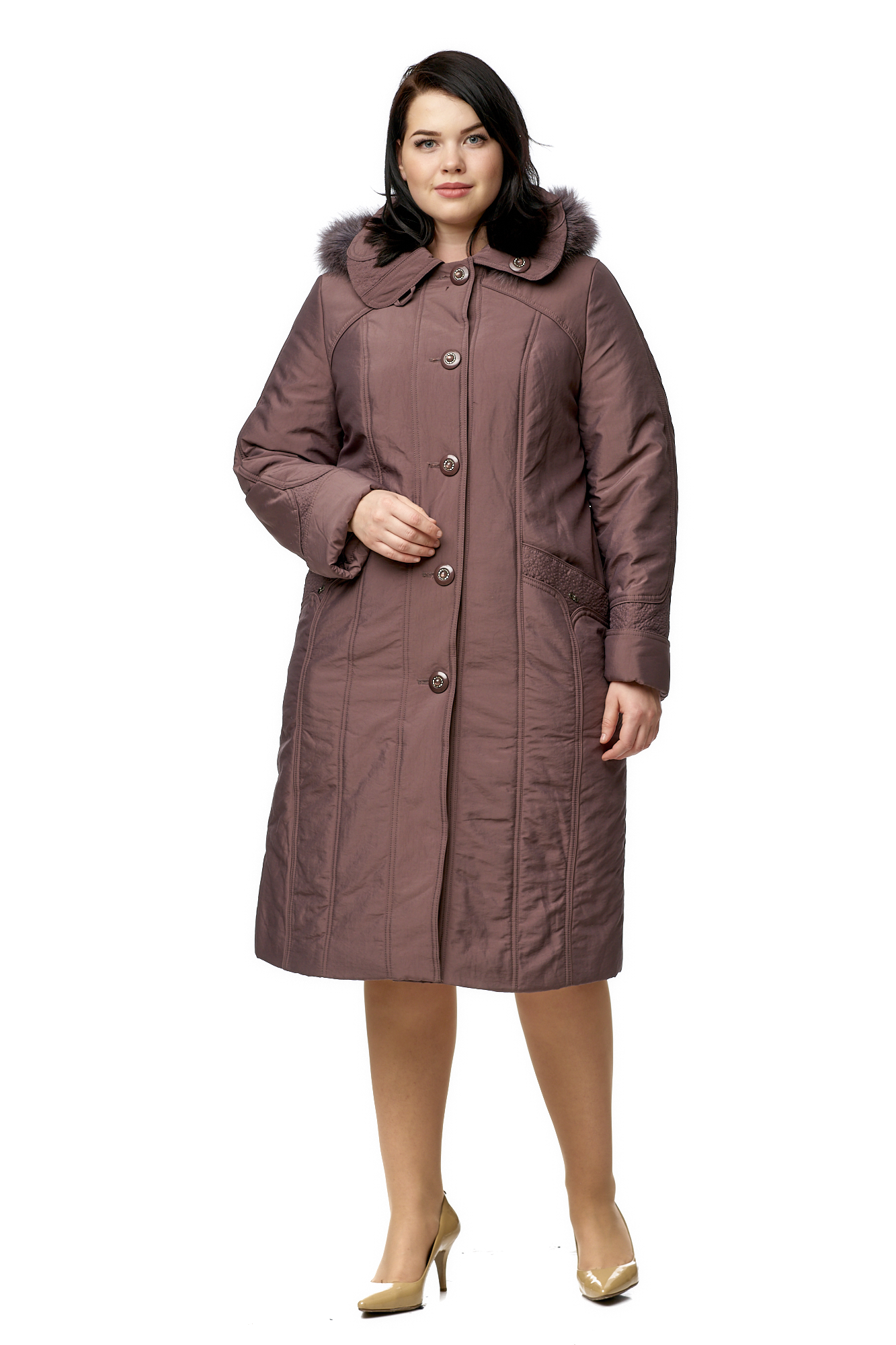 

Пальто женское МОСМЕХА 8015941 коричневое 58 RU, Коричневый, 8015941