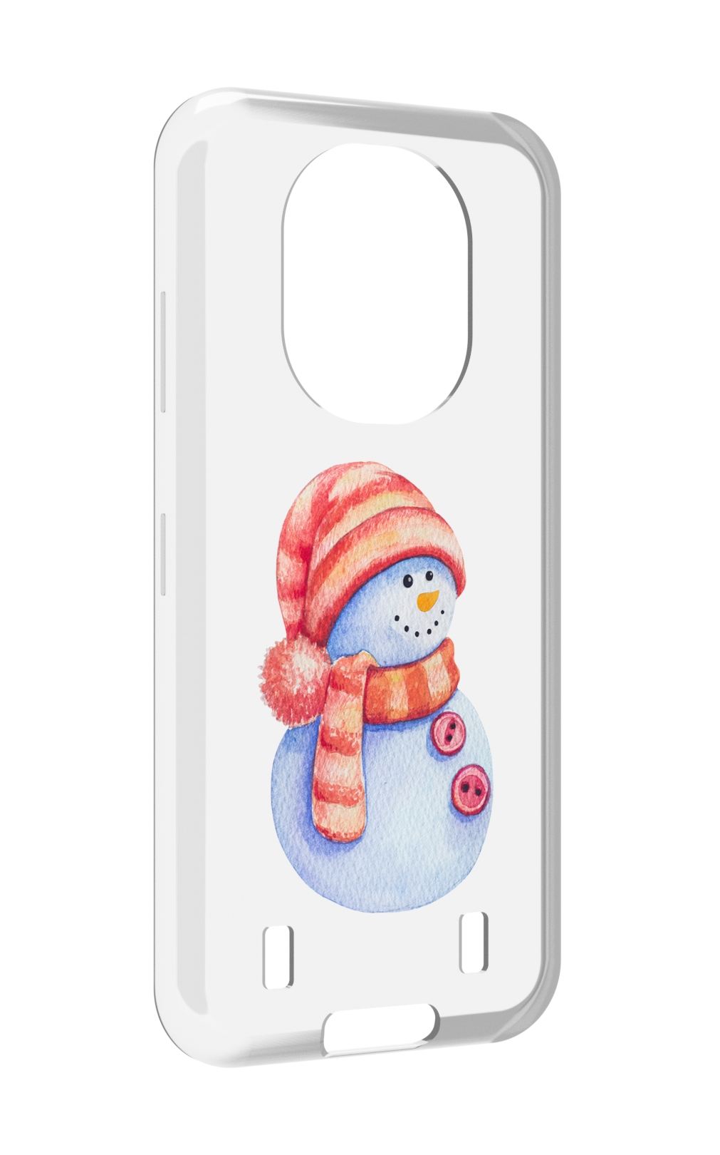 

Чехол MyPads Веселый снеговик для Oukitel WP16, Прозрачный, Tocco