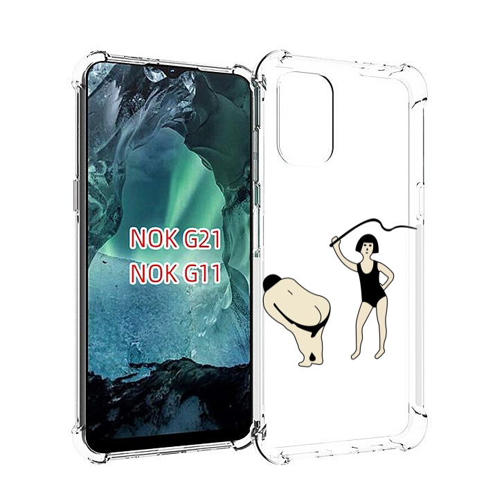 

Чехол Mypads Женщина-Наказывает Для Nokia G11/G21, Прозрачный, Tocco