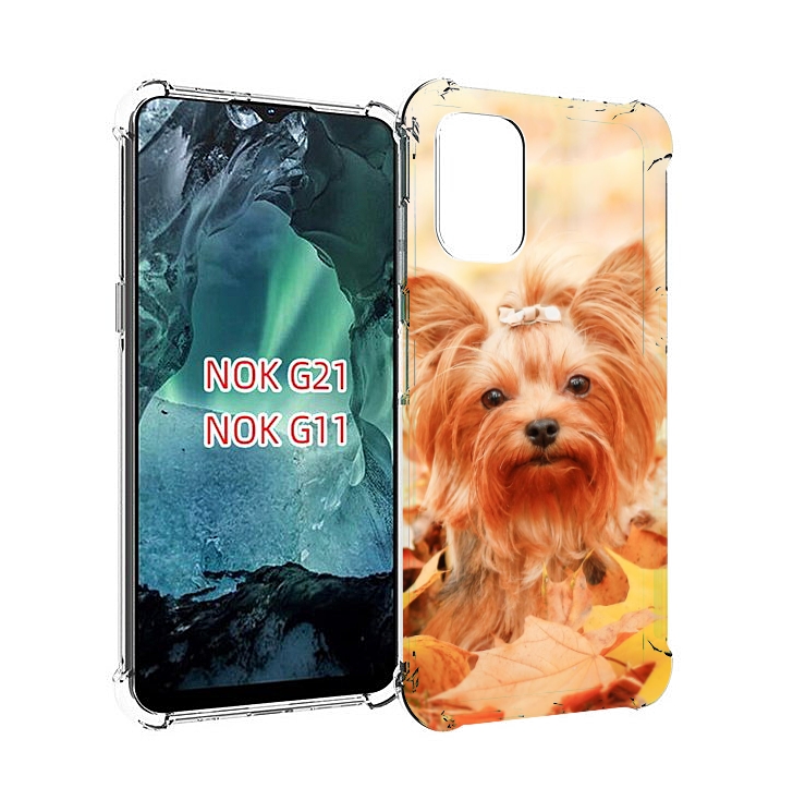 

Чехол Mypads Еркширдскии Терьер ИОрк Для Nokia G11/G21, Прозрачный, Tocco