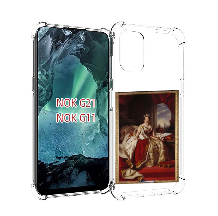 

Чехол Mypads Елизавета-2 Для Nokia G11/G21, Прозрачный, Tocco