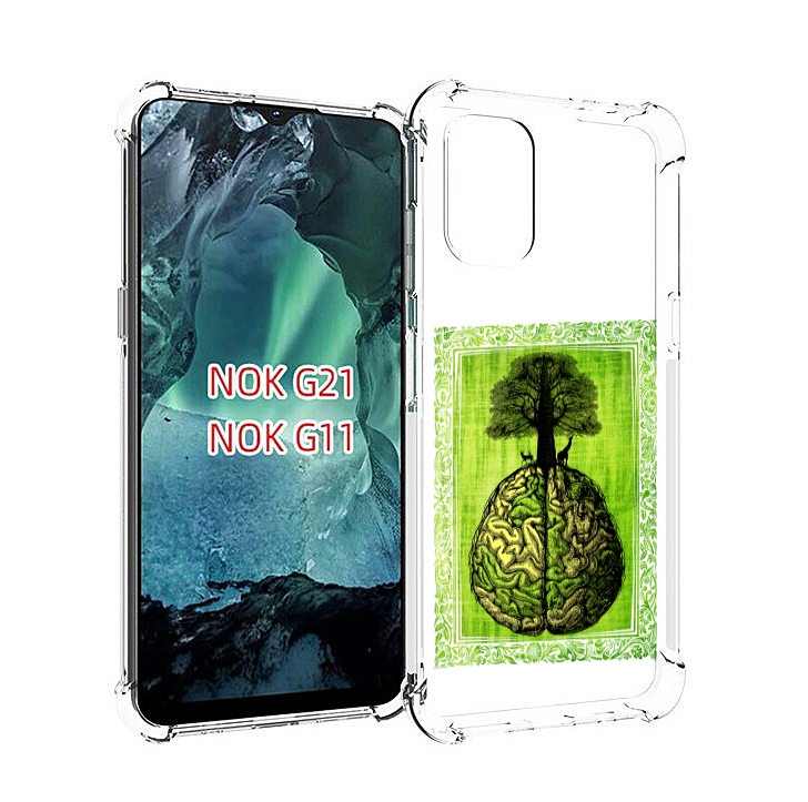 

Чехол Mypads Абстракция Здоровый Мозг Для Nokia G11/G21, Прозрачный, Tocco