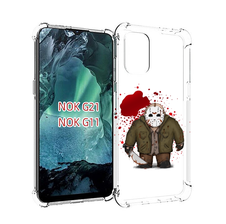 

Чехол Mypads Джейсон Для Nokia G11/G21, Прозрачный, Tocco