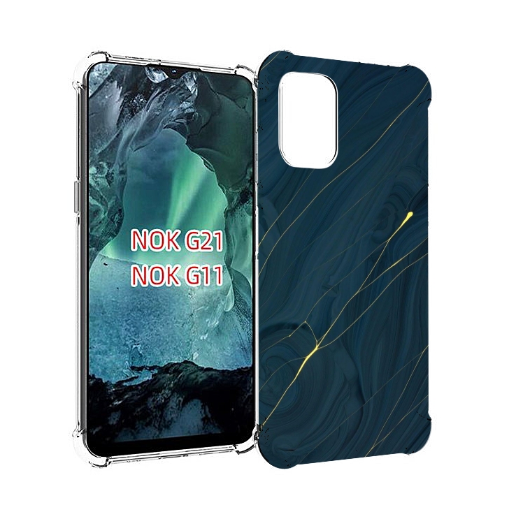 

Чехол Mypads Дерево С Золотыми Трещинами Для Nokia G11/G21, Прозрачный, Tocco