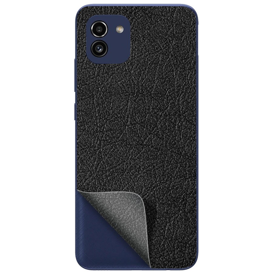 

Пленка защитная гидрогелевая Krutoff для Samsung Galaxy A03 (A035) тыл (кожа черная)
