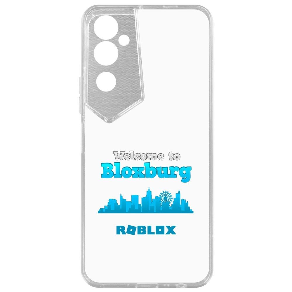 

Чехол Roblox-Блоксбург для Tecno Pova Neo 2, Прозрачный