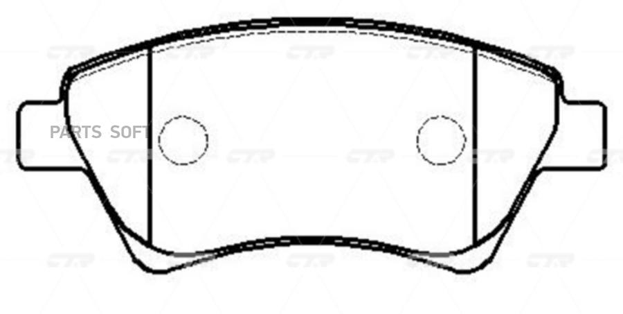 

Тормозные колодки Ctr GK0935