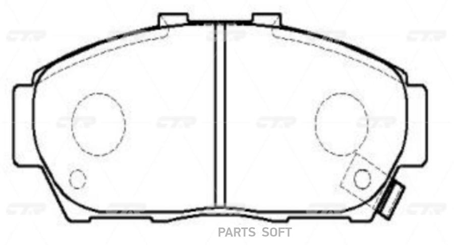 

Тормозные колодки Ctr GK0328