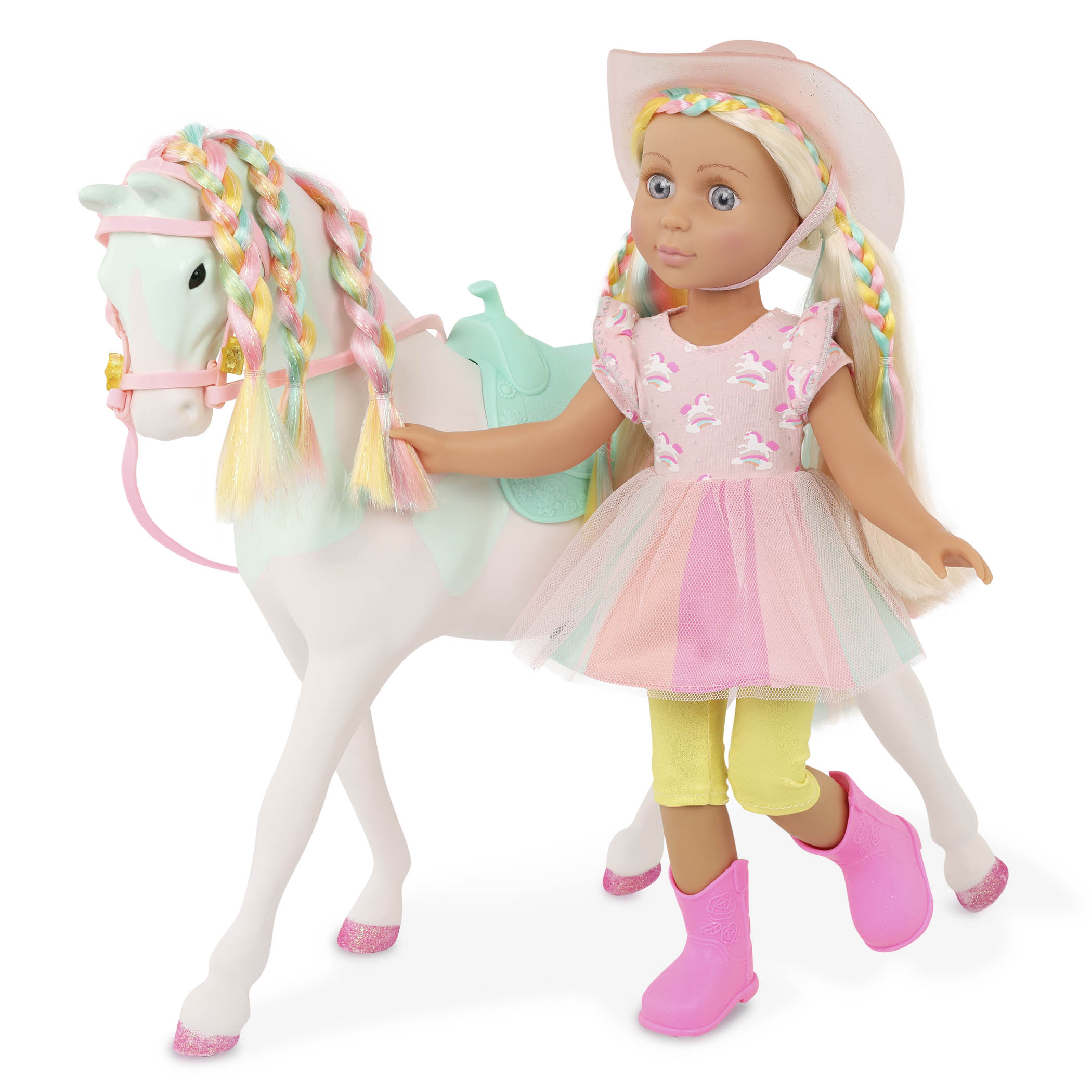 

Набор игровой Glitter Girls с куклой 35 см Джиа и лошадью, GG51162