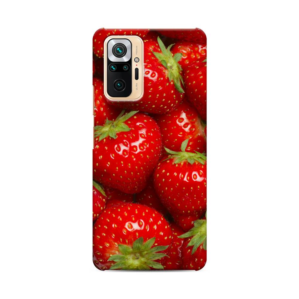 

Пластиковый чехол "Клубника" на Xiaomi Redmi Note 10 Pro, 310020-7